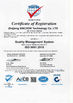 Porcellana ZHEJIANG XINCHOR TECHNOLOGY CO., LTD. Certificazioni